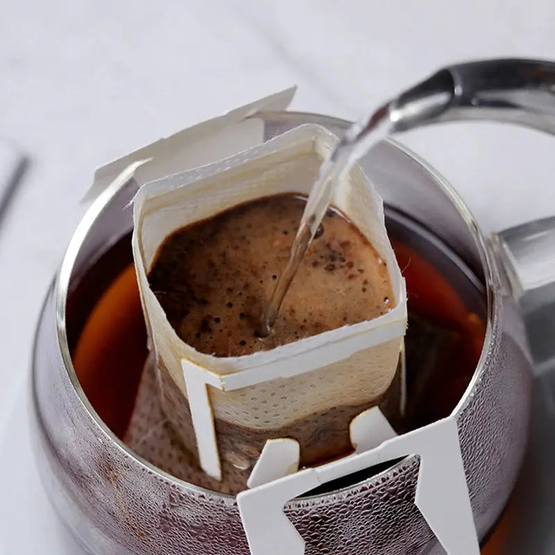 Disposable Drip Coffee Filter Bags 50/100 Pack With Hanging Ear Portable For Coffee Tea Espresso