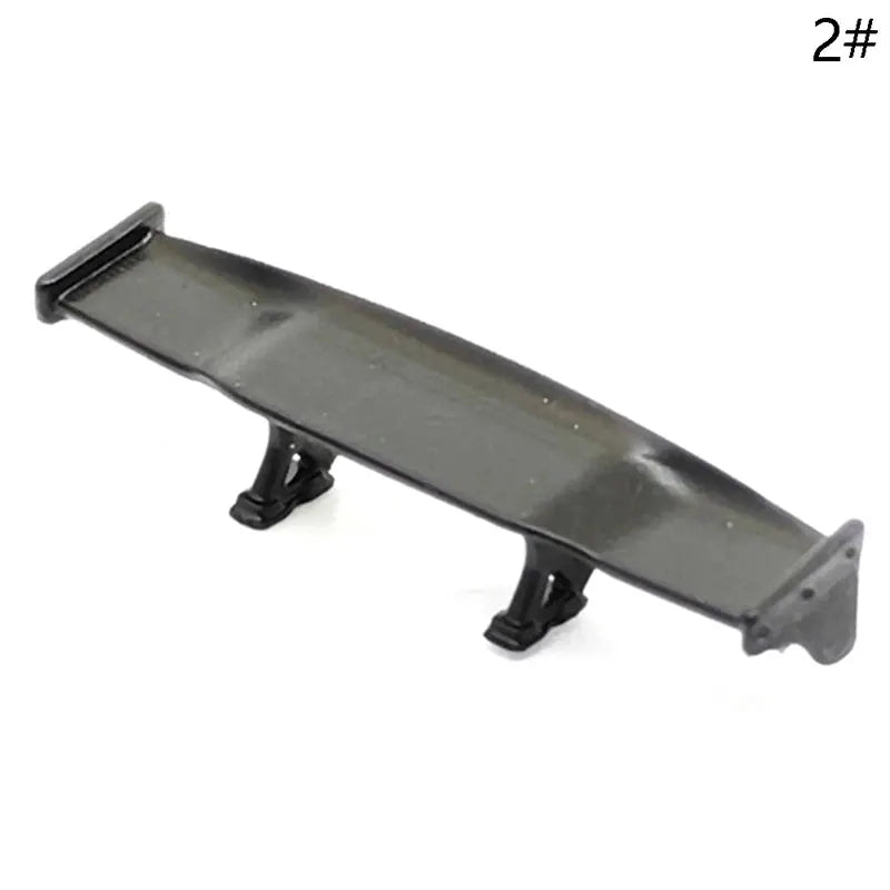 Rear spoiler wing for 1:64 scale car model; black plastic mini wing for model cars by Simples Market