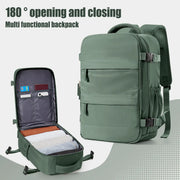 Ryanair Cabin Backpack 40x20x25 Travel Laptop Backpack for Men and Women with 180 Degree Opening
