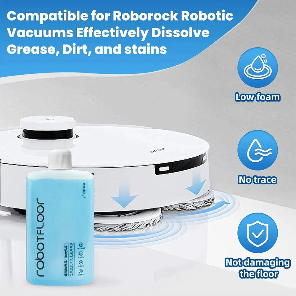1L Floor Cleaning Solution For Roborock S8 Pro Ultra S8 MaxV Ultra Q Revo S7 Max Ultra S7MaxV Plus Vacuum Cleaners