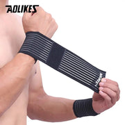 AOLIKES Cotton Elastic Bandage Wristband for Hand and Wrist Support in Sport Gym Carpal Tunnel Relief