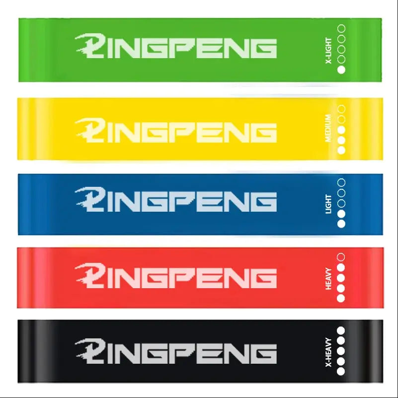 Eco Friendly Natural Latex Elastic Loop Resistance Bands For Yoga, Leg Squats, Dance And General Fitness