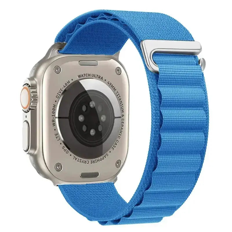 Alpine Loop Band for Apple Watch Ultra 49mm 11 10 9 8 7 46mm 42mm 45mm 41mm Nylon Wristband iWatch Series 6 5 4 SE 44 40mm Strap