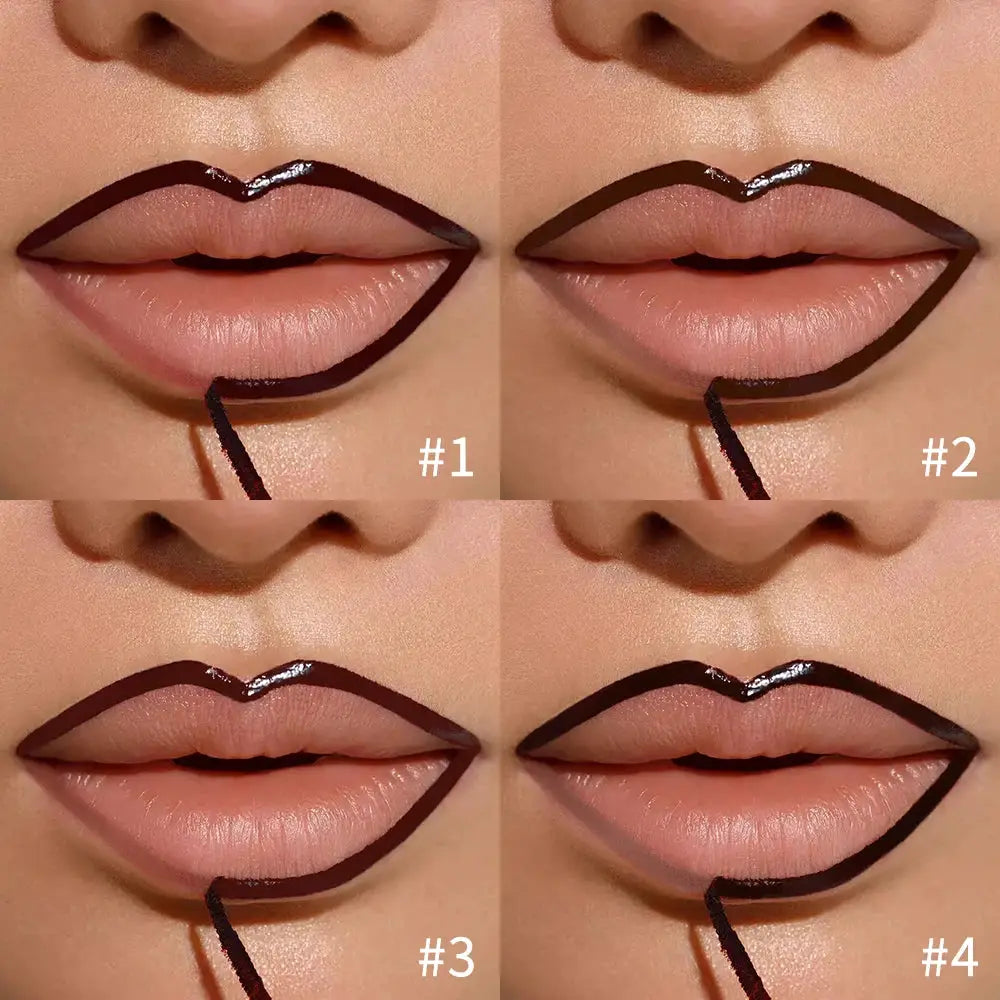 Lipscape Peel Off Lip Liner And Lip Gloss Semi Permanent Waterproof Long Lasting Matte Finish All Day Wear