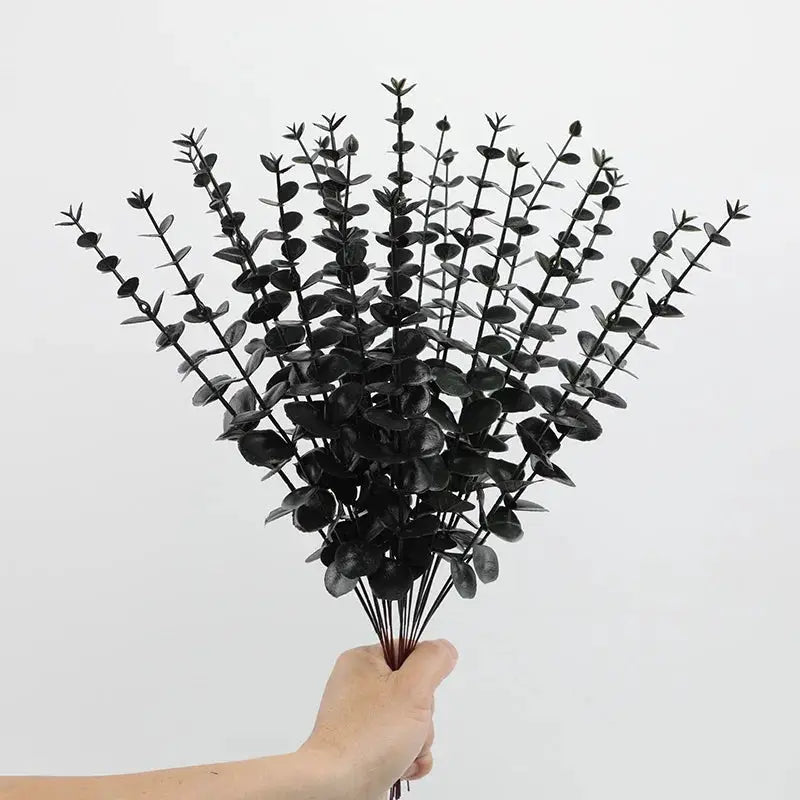 5 10 20 Pcs Eucalyptus Leaf Stems Artificial Green Plants For Living Room Decor Wedding Bouquets Vases Centerpieces