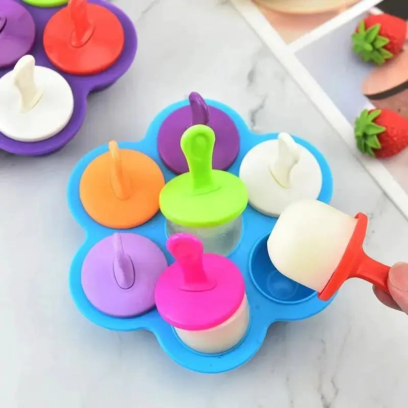 Silicone Popsicle Molds for Homemade Ice Cream and Frozen Treats Reusable DIY Popsicle Molds for Kids and Adults