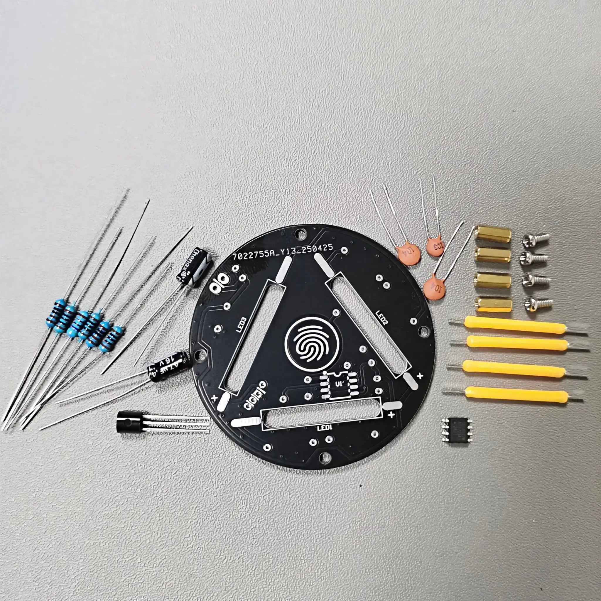 Electronic DIY Engineering Kit With Touch Stepless Dimming For Soldering Practice And Hobbyist Holiday Gift