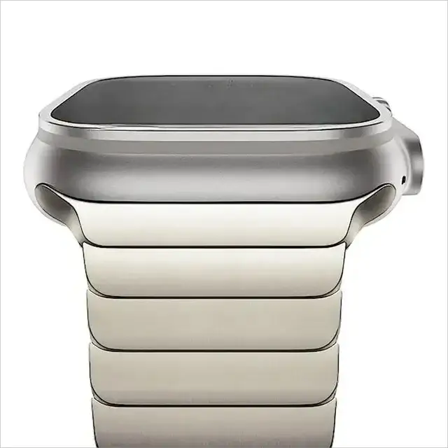 Luxury Stainless Steel Strap For Apple Watch Series 10 9 8 7 46mm 45mm 41mm  Link Bracelet Iwatch Ultra 2 49mm IWatch Metal Band