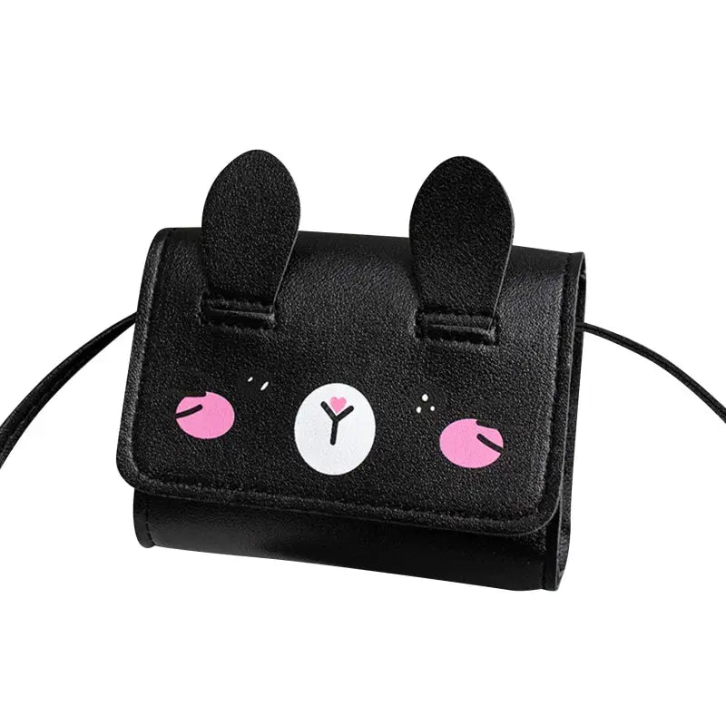 PrincessPop Kids Mini PU Leather Crossbody Handbag For Girls Coin Purse Wallet Cute Mini Bag