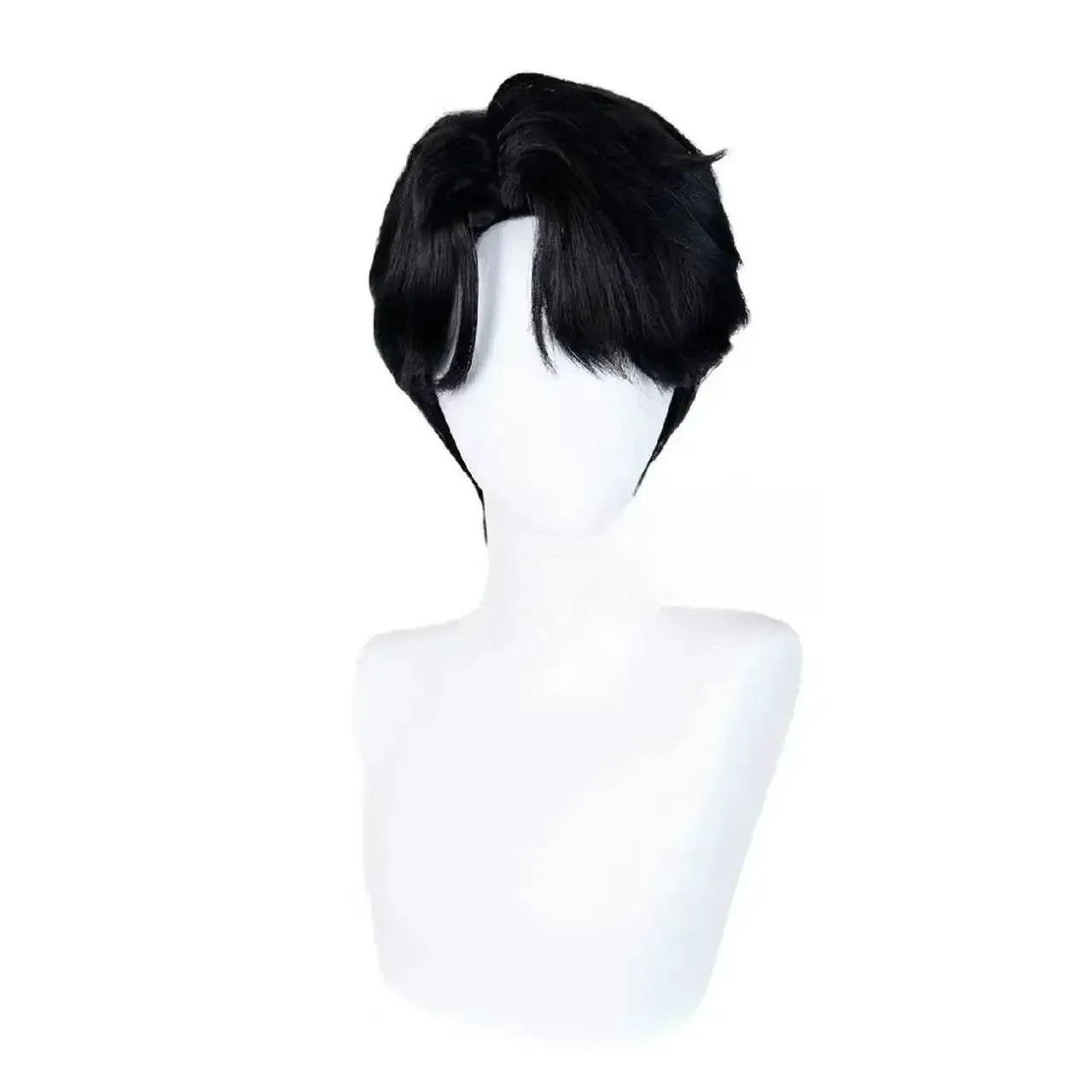 Cosplay wig: Saja Boys Jinu Baby Abby Mystery Romance black heat‑resistant synthetic hair for men