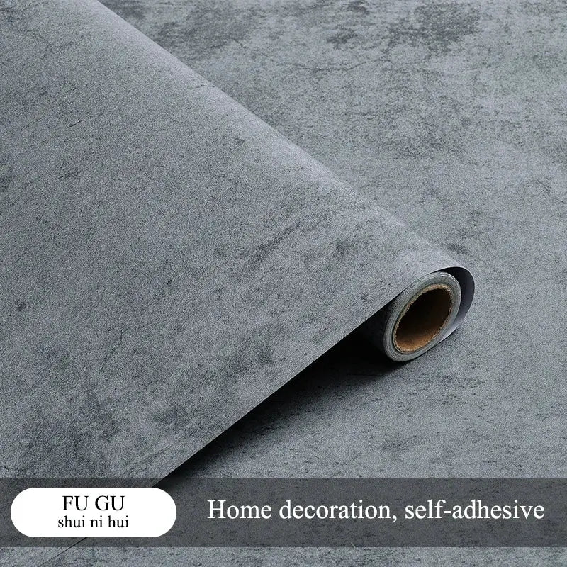 Nexa Decor Cement Gray PVC Floor Sticker Waterproof Self Adhesive Anti Slip Vinyl For Home And Hotel Use