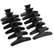 GlamNova 12 Pack Butterfly Hair Clips Professional Hair Accessories With Strong Hold Without Damaging Hair
