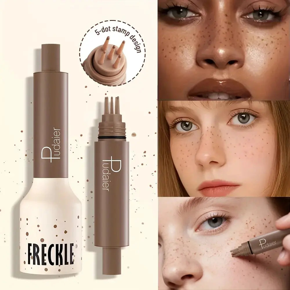 Freckle Stamp Makeup Pen Waterproof For Natural Look Dot Freckles Long Lasting Sweatproof Beginner Friendly