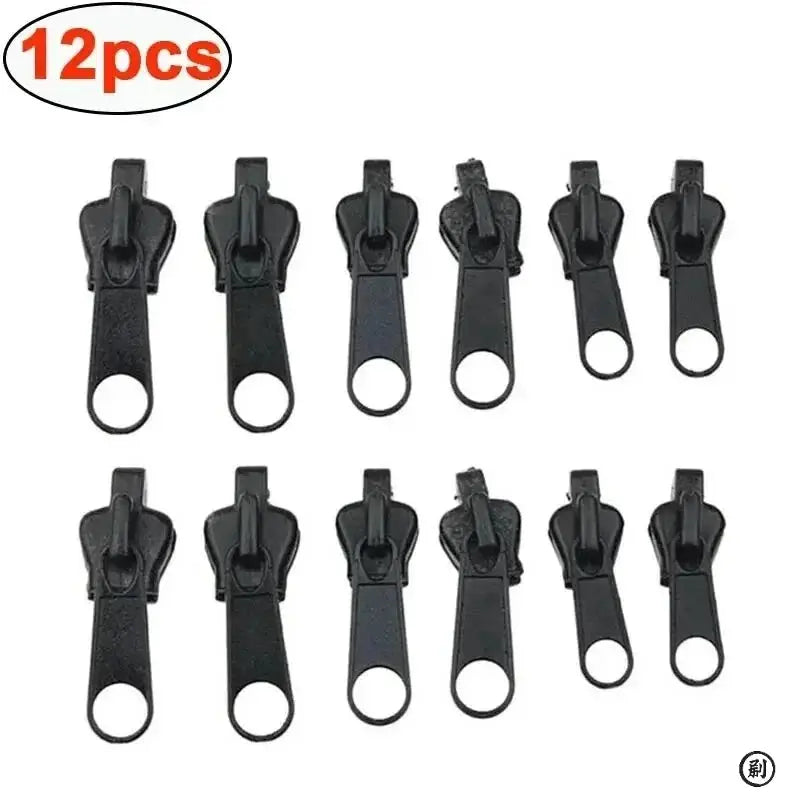 Universal 3 Size Zipper Repair Kit Instant Fix Replacement Zip Slider Teeth Rescue For Clothes Bags Accessories