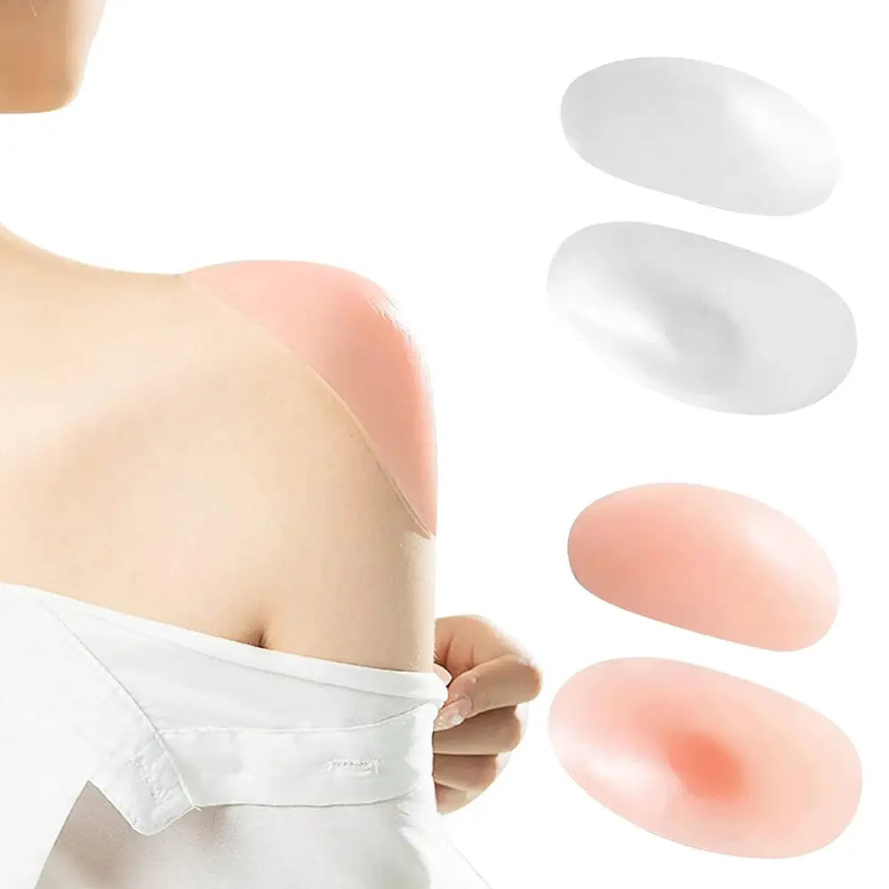 Invisible Silicone Shoulder Pads That Instantly Create Right Angled Shoulders, Detachable And Reusable