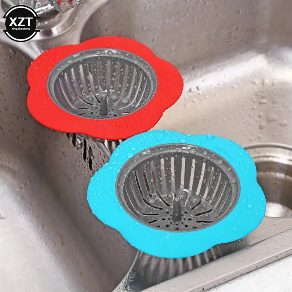 Flower Shaped Silicone Sink Strainer - Simples Market
