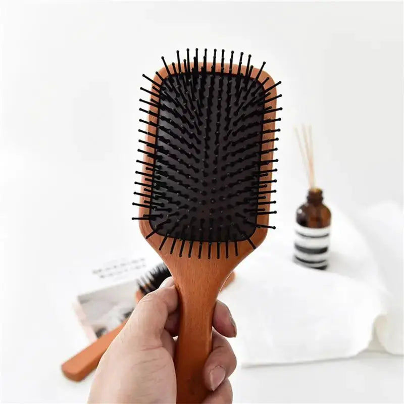 Wooden Airbag Massage Comb For Scalp Care Anti Static Hair Loss Curly Hair Household Large Board Makeup Comb