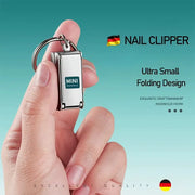 SwiftClip Collapsible Nail Clippers Stainless Steel Travel Ready On The Go Manicure Tool