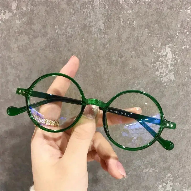 NovaVision Round Reading Glasses Ultralight Small Frame Blue Light Blocking Presbyopic Eyewear Diopters 1.0 To 4.0