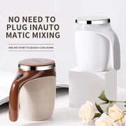 Automatic Stirring Cup Mug Rechargeable Portable Electric Stirring Stainless Steel Magnetic Base For Coffee And Tea
