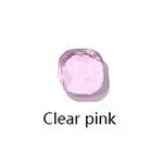 Simples Market pink crystal candy-style drop earring, 10mm