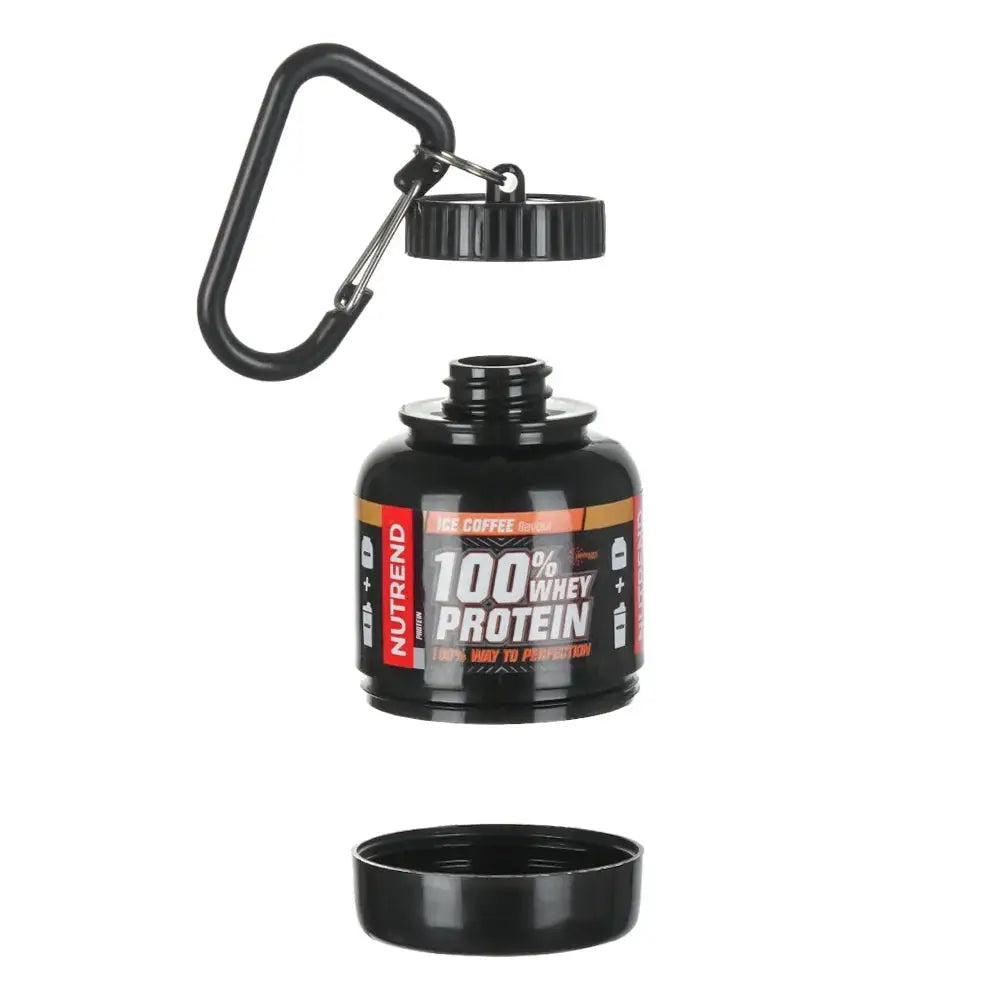 100ml 200ml Portable Mini Protein Powder Bottle With Keychain Funnel Medicine Box For Outdoor Sports