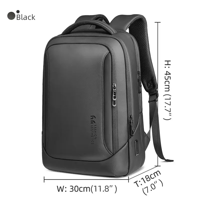 HK Men's Designer Laptop Bag Waterproof School Bags for College Boys Male Business Sports Travel Backpack Men With USB Charging - Simples Market