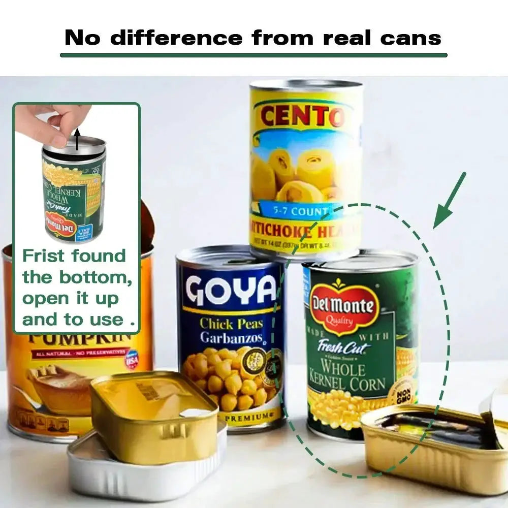 Diversion Safe Food Can Hidden Compartment Container For Stashing Cash And Small Valuables In Kitchen Cupboard Wholesale