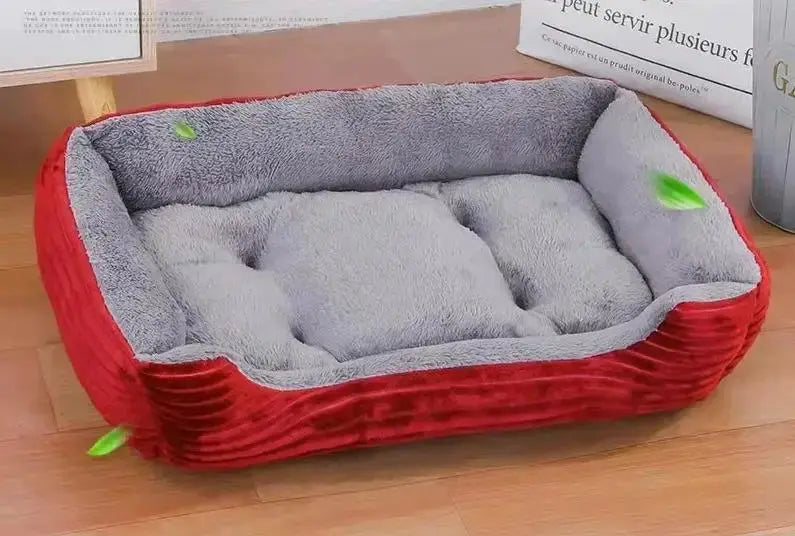 Large Long Plush Pet House Bed Cat Mat For Dogs And Cats Calming Deep Sleep Cushion For Puppy Chihuahua