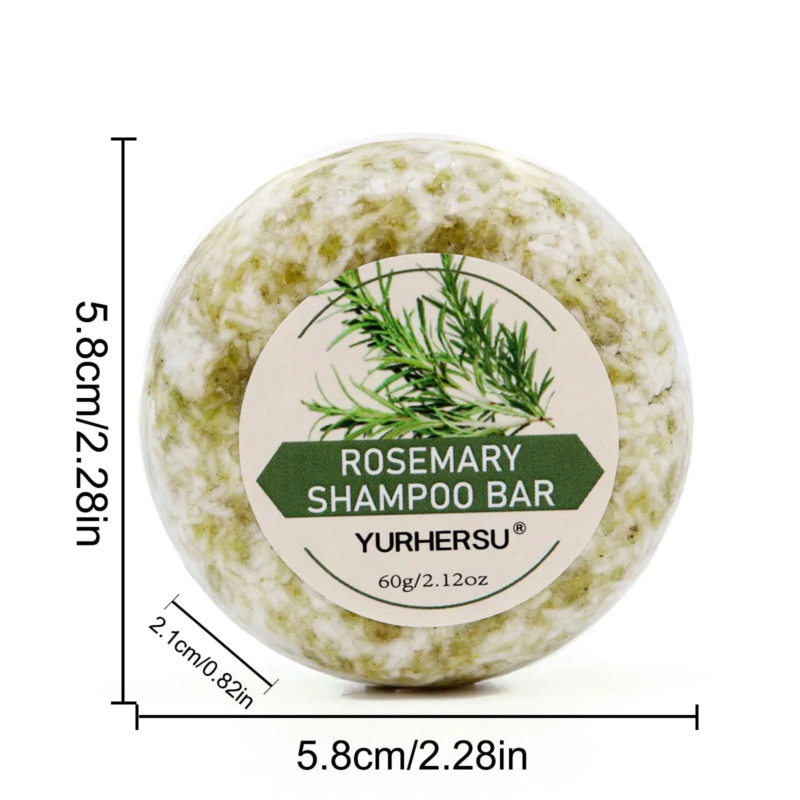 Rosemary Shampoo Soap Bar for Nourishing Hair Repair Gentle Solid Shampoo for All Hair Types