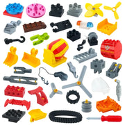 Big Building Blocks Traffic Mechanical Construction Set For Kids Compatible Large Bricks Educational Science Toy Gift