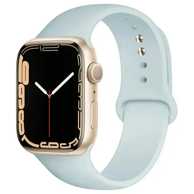 Silicone Band For Apple Watch straps 49mm 40mm 44 mm 45mm 46mm 42mm 41mm 38mm sports bracelet iWatch series 10 9 8 3 SE ultra 2