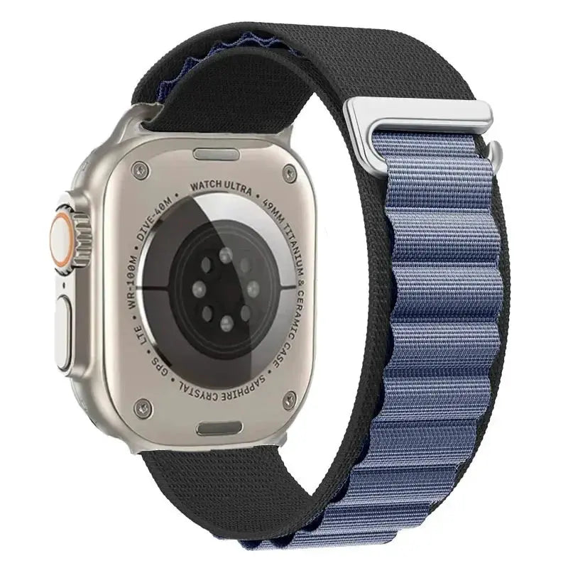 Alpine Loop Band for Apple Watch Ultra 49mm 11 10 9 8 7 46mm 42mm 45mm 41mm Nylon Wristband iWatch Series 6 5 4 SE 44 40mm Strap