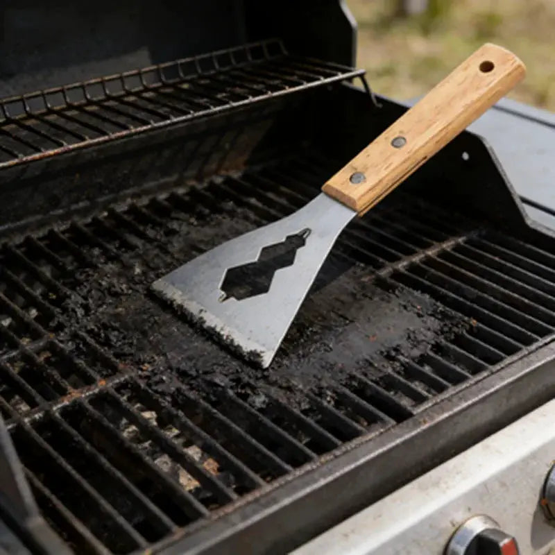 Multifunctional Shovel With Thickened Stainless Steel Construction And Long Ergonomic Handle For Household Dust Scraping