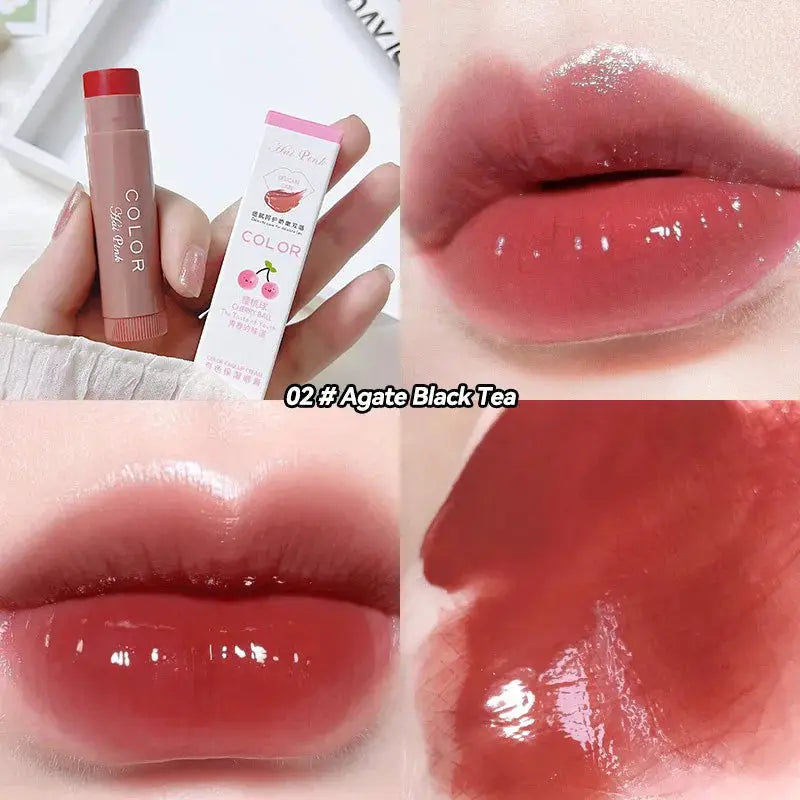 Haipink Three Piece Tinted Moisturizing Lip Balm Set Hydrating Diminish Lip Lines Prevent Chapping