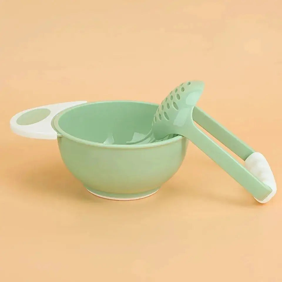 Baby Manual Grinder Set For Supplementary Food Grinding Bowl Fruits Vegetables Purees For Toddlers