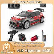 MJX Hyper Go 14303 1/14 RC drift car, red-gray body with remote