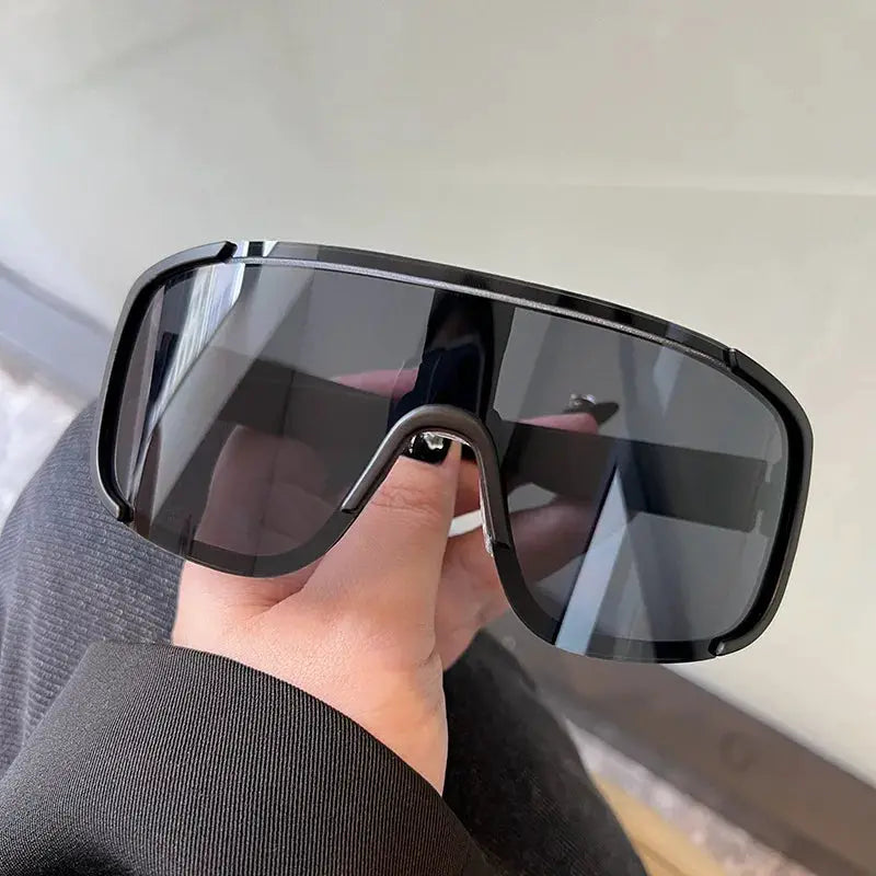Y2K Style Cycling Sunglasses Windproof Unisex Road Riding Sports Glasses With Retro Reflective Lenses