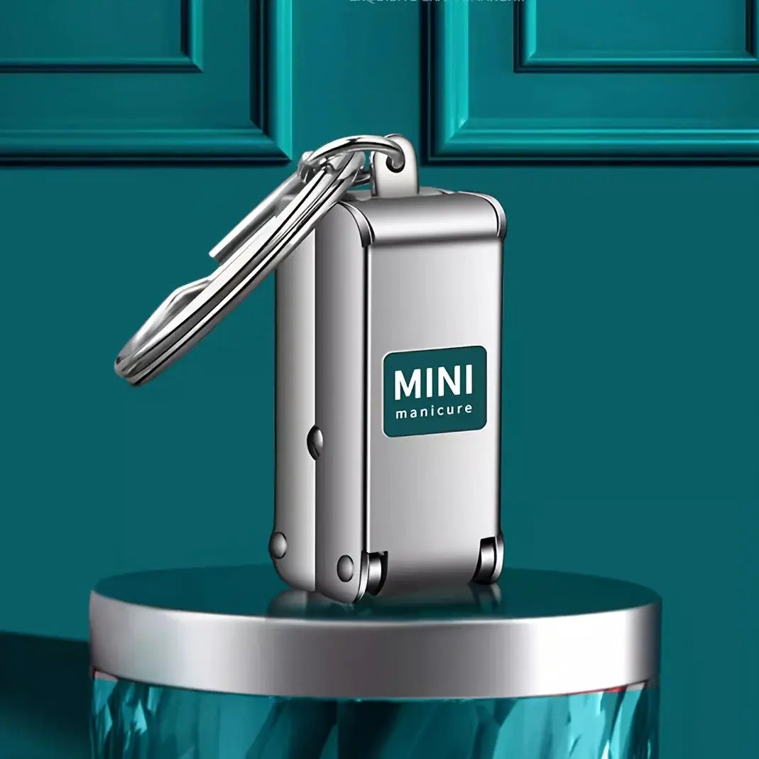 SwiftClip Collapsible Nail Clippers Stainless Steel Travel Ready On The Go Manicure Tool