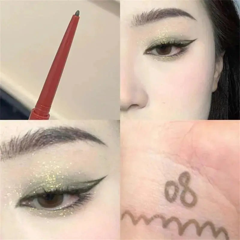 LumiLiner 12 Color Eyeliner Pencil Set Waterproof Matte Finish For Precise Eye Definition