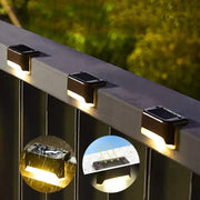 SunGlow Solar LED Outdoor Deck Lights Waterproof Wireless Stair Lamps For Garden Patio 1 4 8 12 Pack