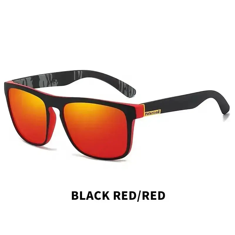 NovaSight Polarized Sports Sunglasses UV400 Protection Metal Square Frame Unisex Eyewear