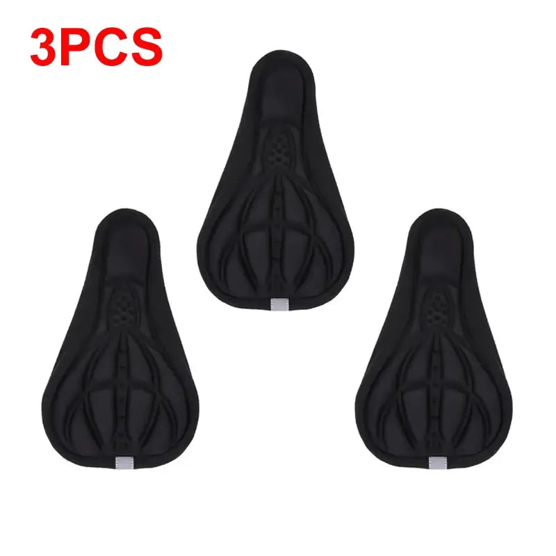 2025 Bicycle Saddle 3D Soft Seat Cover for MTB Mountain Bikes Thickened Sponge Pad Outdoor Breathable Cushion