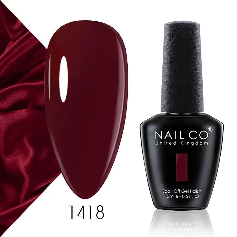 Nailco 131 Colors Gel Nail Polish LED Gel 15ml Vibrant Long Lasting Hybrid Varnish For Manicure