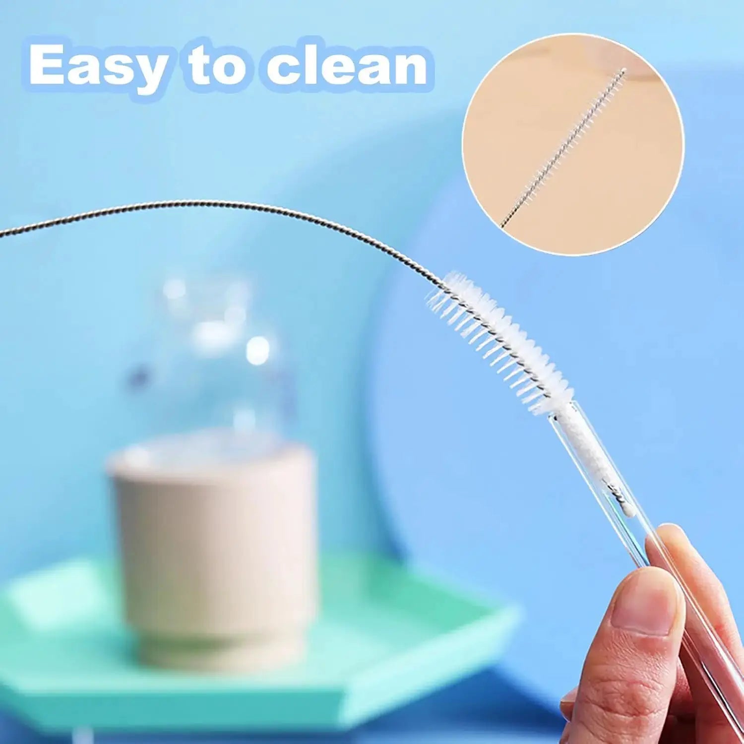 5-piece straw cleaner brush kit by Simples Market for Stanley; extra-long pipe cleaners in 3 sizes