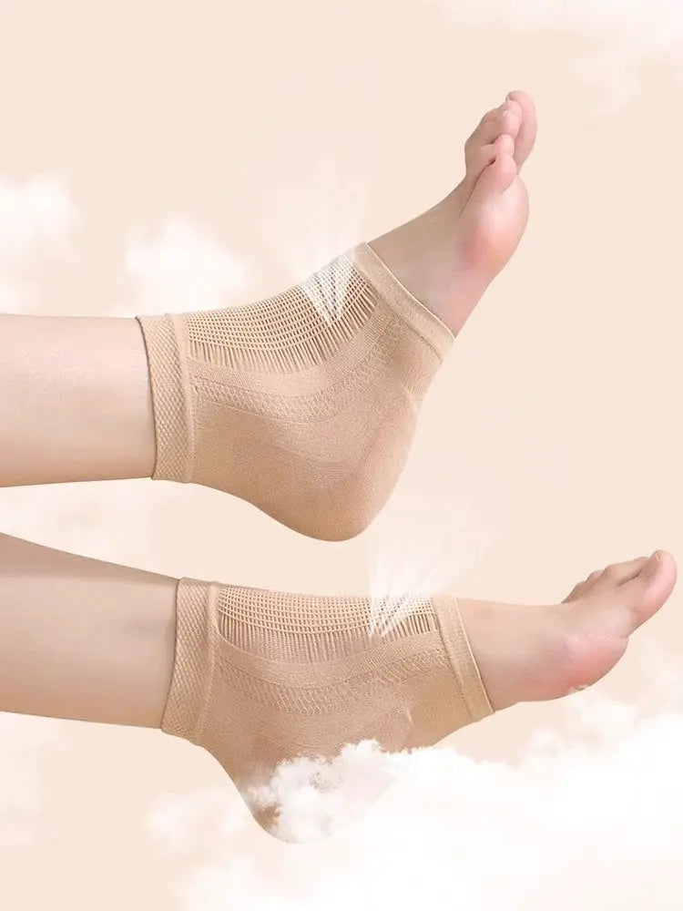 High Elastic Crack Proof Socks Cover For Moisturizing Heels Silicone Heel Socks For Dry Cracked Skin And Callus Repair