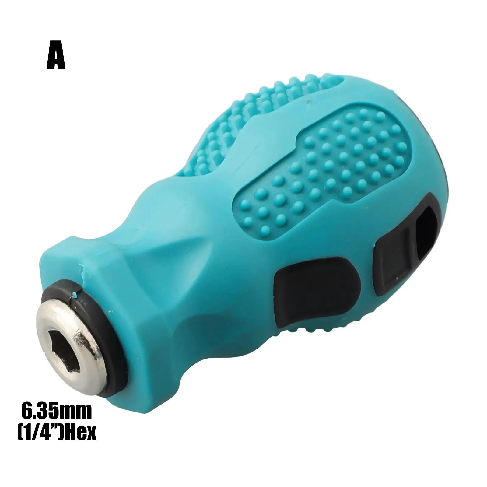 Magnetic Self Locking Screwdriver Handle Multi Size Adapters 6.35mm 4mm Hex 5mm Round Bits Holder