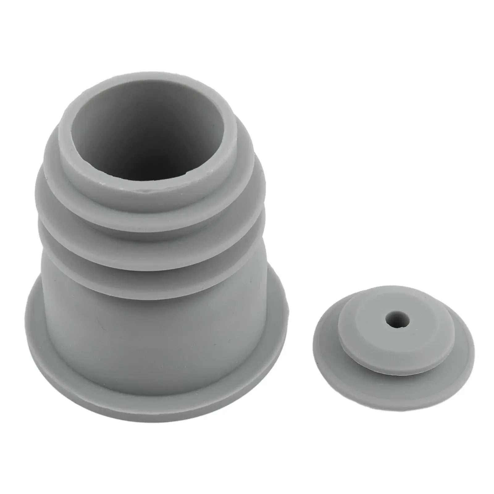 Simples Market pipe seal set, gray rubber seals for washing machine drainage (2 pcs)