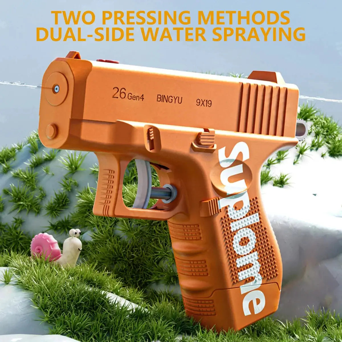Two Way Handheld Water Gun Toy For Outdoor Summer Play Pool Beach Kids Gift Perfect Mischievous Water Fight