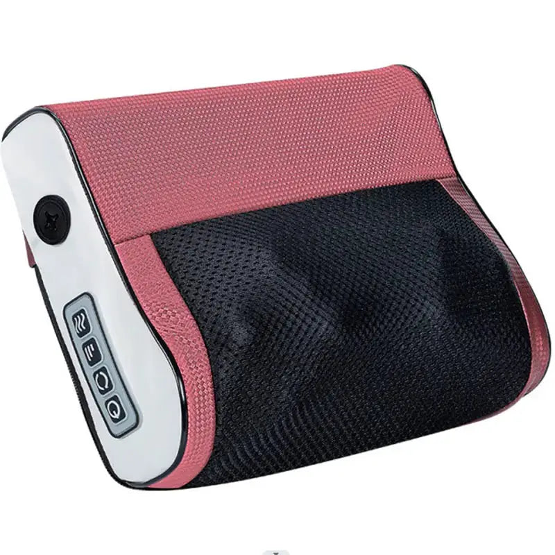 Simples Market multi functional neck and shoulder massager with adjustable heat, pink and black